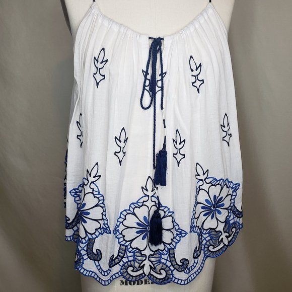 💋HOST PICK💋Anthropologie Farren Embroidered Swing Tank - Picture 6 of 12